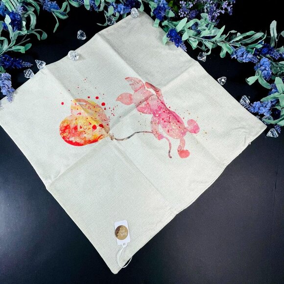 Piglet Pooh Accent Pillowcase Heart Balloon Throw Sham Cushion Cover Home Decor - Picture 3 of 11